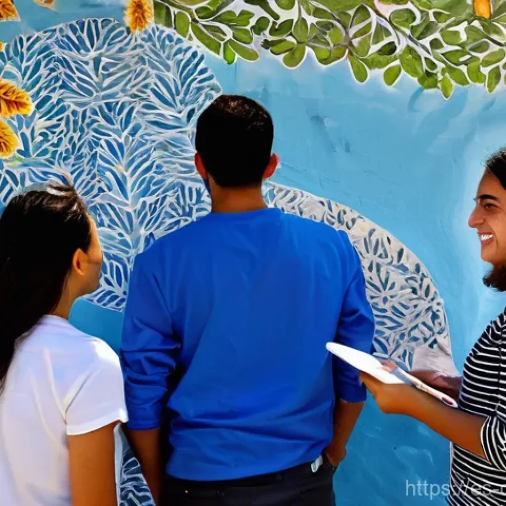 키프로스 재통합 논의 - **Prompt 1: A Unified Island, Blossoming Future**
    A vibrant, diverse group of young Cypriot adul...