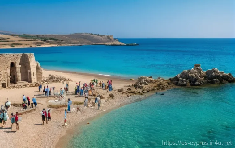 키프로스 재통합 논의 - **Prompt 2: Economic Flourishing of a Reunited Cyprus**
    An aerial, wide-angle shot showcasing a ...