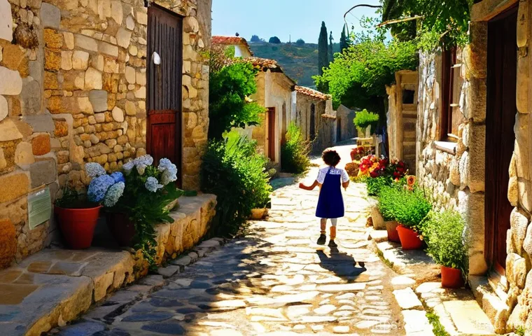 키프로스 운전 시 유의사항 - **Prompt:** "A scenic view from inside a right-hand drive rental car in Cyprus, showcasing the drive...