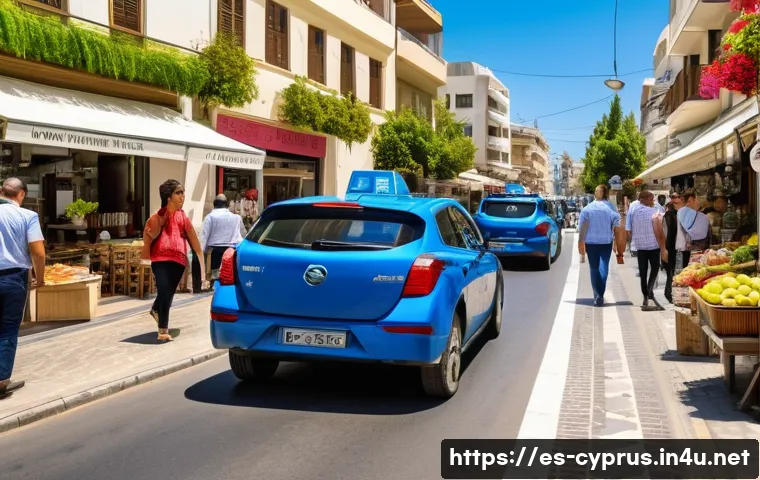 키프로스의 인구 분포 - A vibrant urban street scene in Nicosia, Cyprus during a busy day, showcasing diverse people walking...